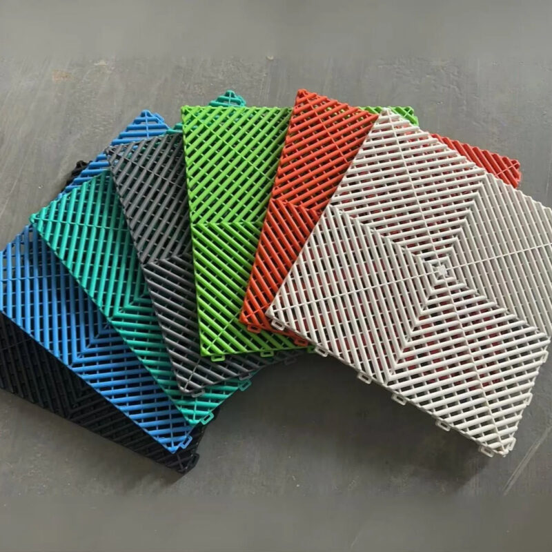 Classic Grid Garage Floor Tiles Sample Pack 1